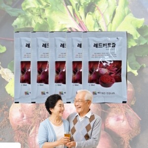 시골장터 레드비트즙 60포 100ml 백두대간 건강나라
